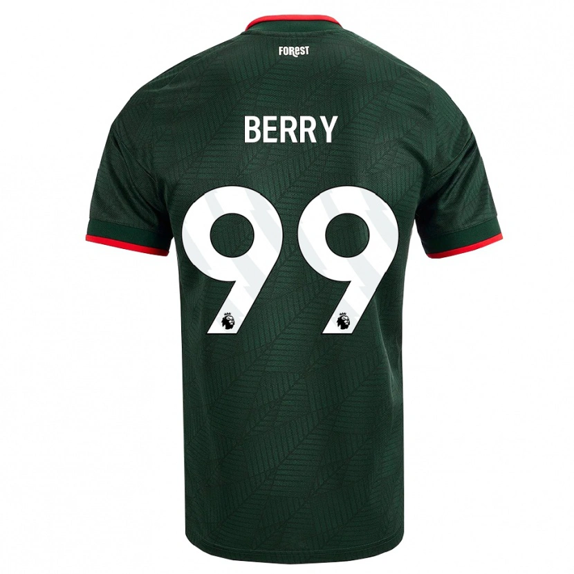 Danxenレディースアダム・ベリー#99ダークグリーン レッドアウェイシャツ2026/27ジャージーユニフォーム