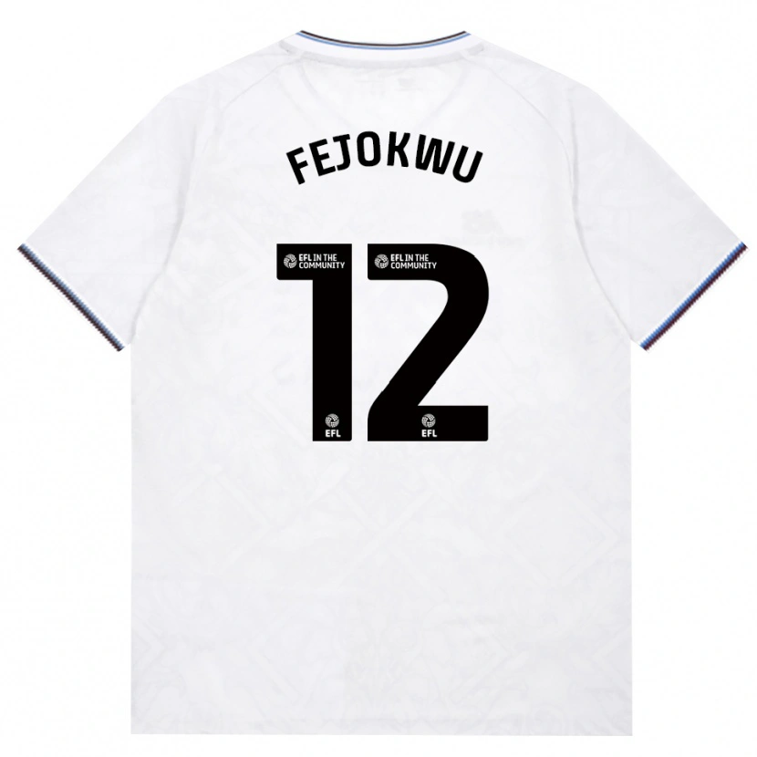 DanxenレディースEmmanuel Fejokwu#12バーガンディ ホワイトアウェイシャツ2026/27ジャージーユニフォーム