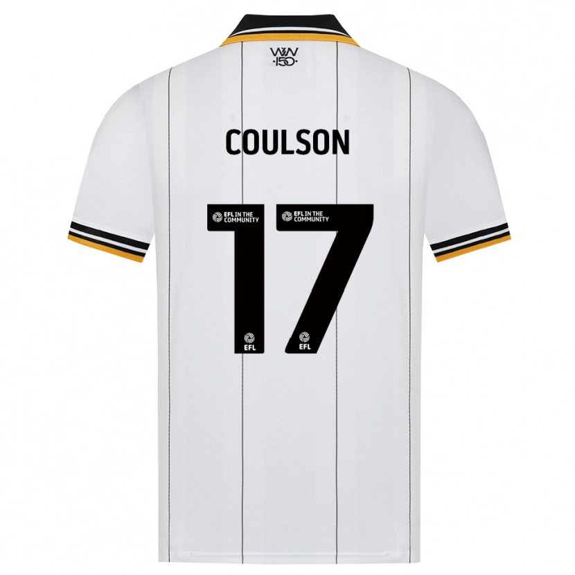 DanxenレディースTyler Coulson#17オレンジ ホワイト ブラックアウェイシャツ2026/27ジャージーユニフォーム