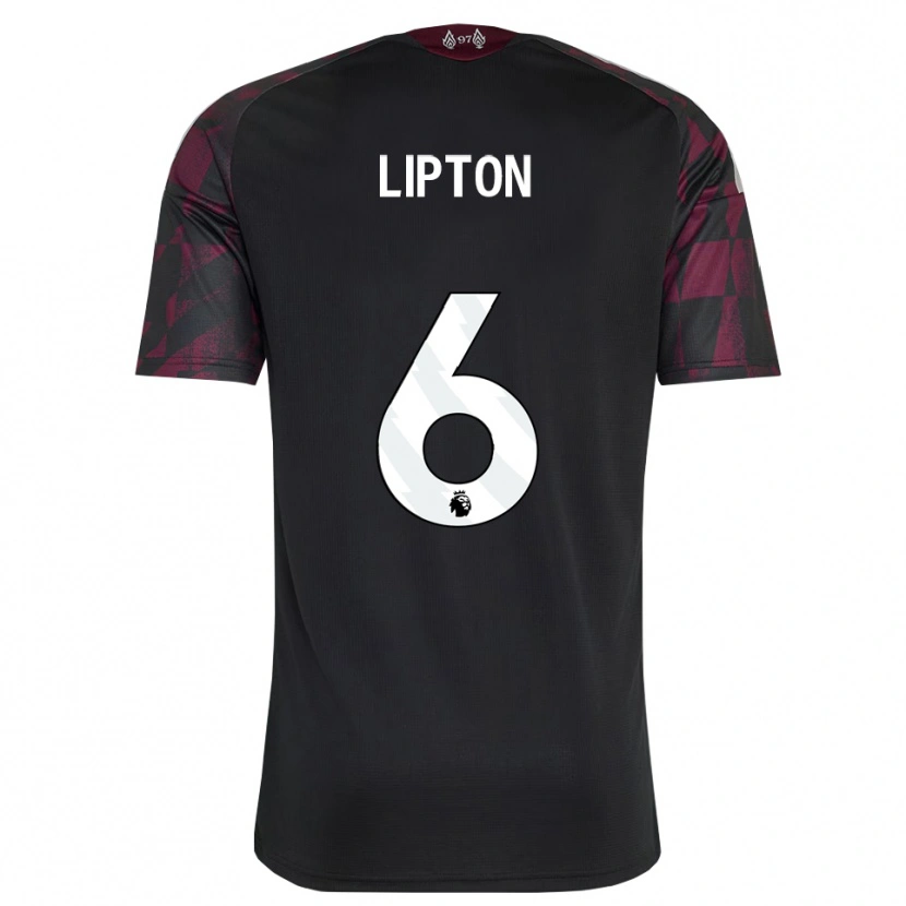 DanxenレディースJoe Lipton#6ブラック ホワイト パープルサードユニフォームシャツ2026/27ジャージーユニフォーム
