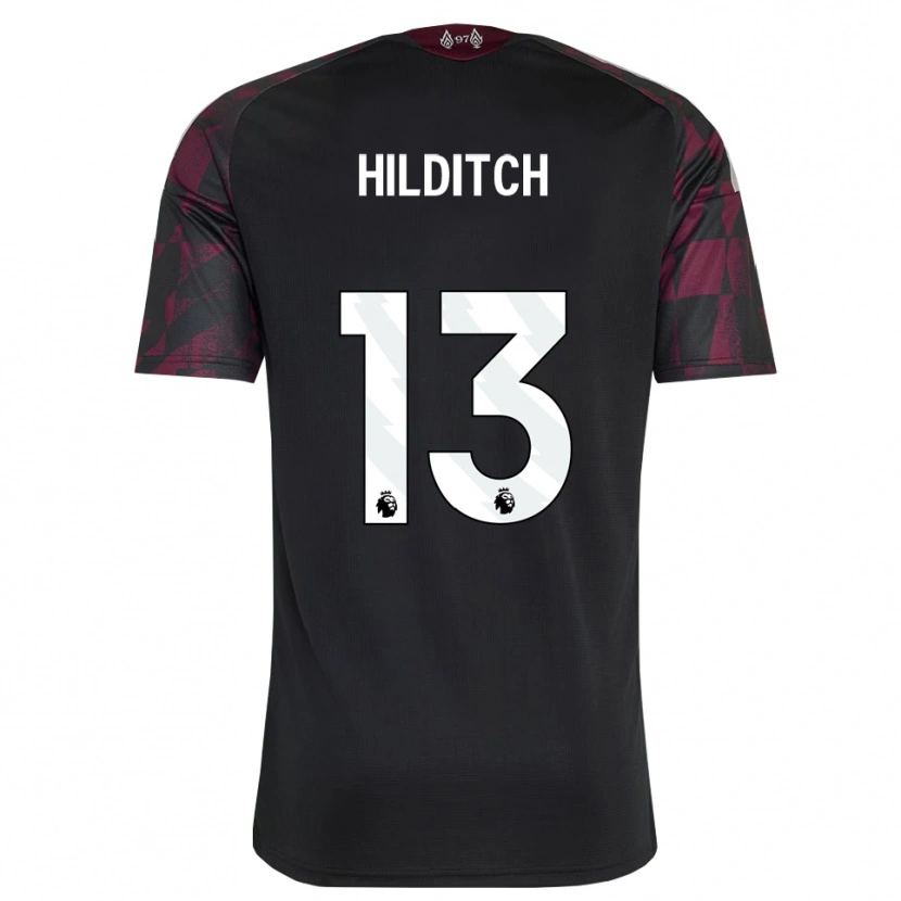 DanxenレディースJames Hilditch#13ブラック ホワイト パープルサードユニフォームシャツ2026/27ジャージーユニフォーム