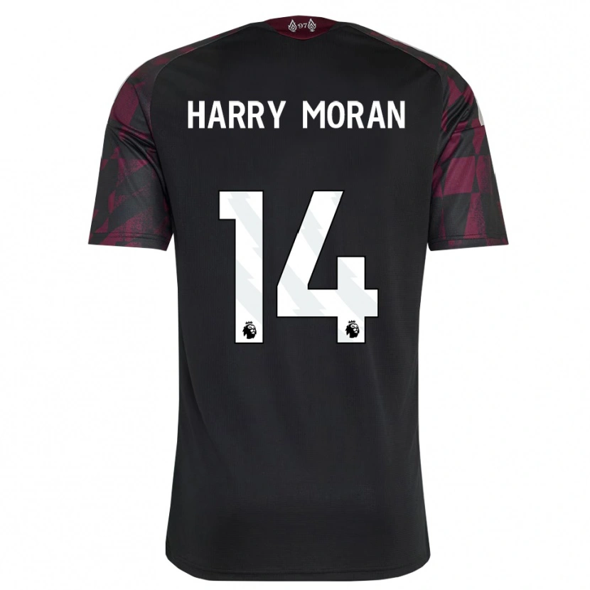 DanxenレディースHarry Moran#14ブラック ホワイト パープルサードユニフォームシャツ2026/27ジャージーユニフォーム