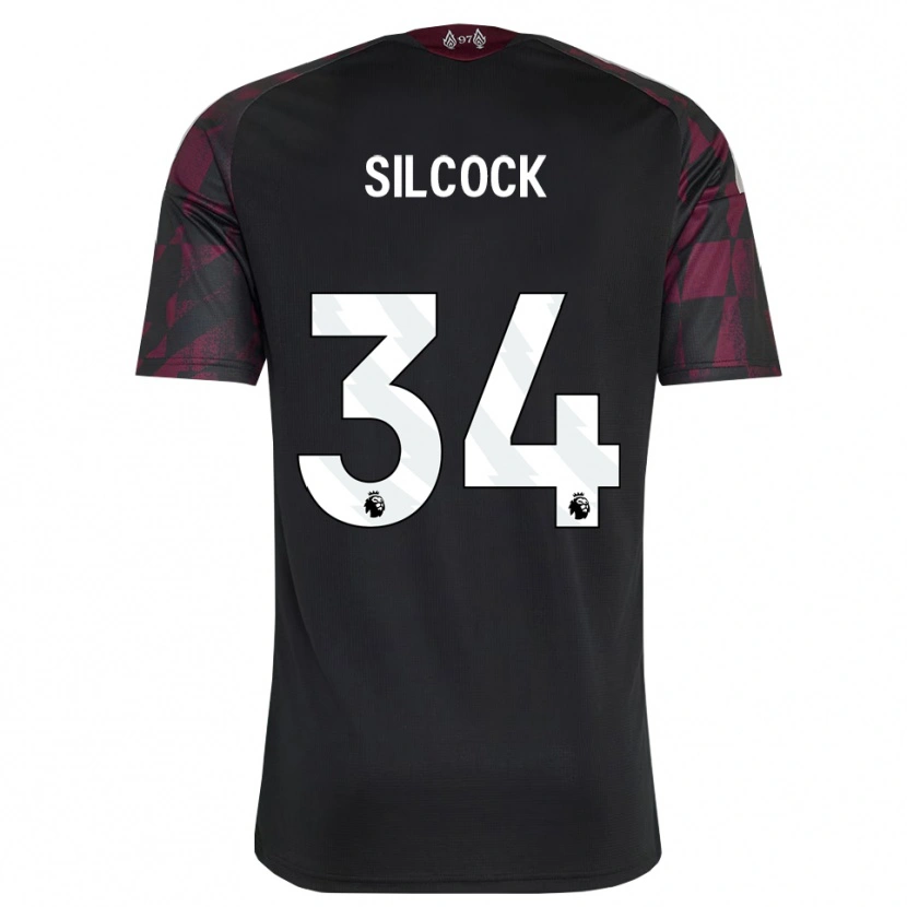Danxenレディースハンナ・シルコック#34ブラック ホワイト パープルサードユニフォームシャツ2026/27ジャージーユニフォーム