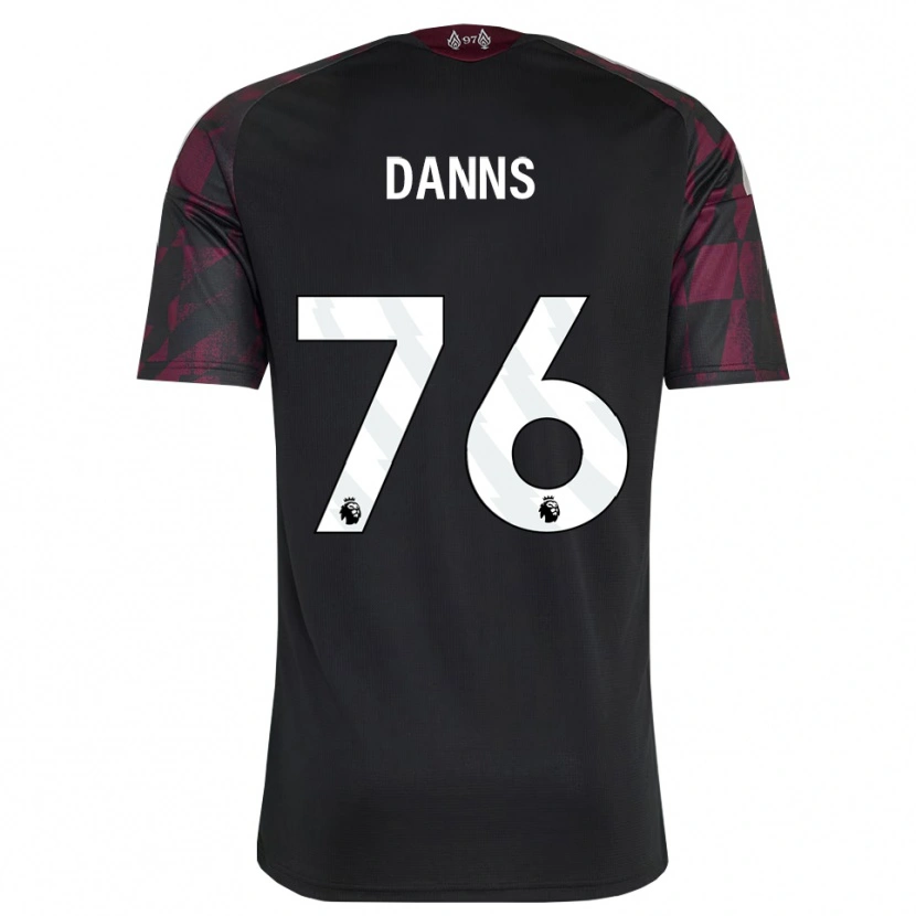 Danxenレディースジェイデン・ダンズ#76ブラック ホワイト パープルサードユニフォームシャツ2026/27ジャージーユニフォーム