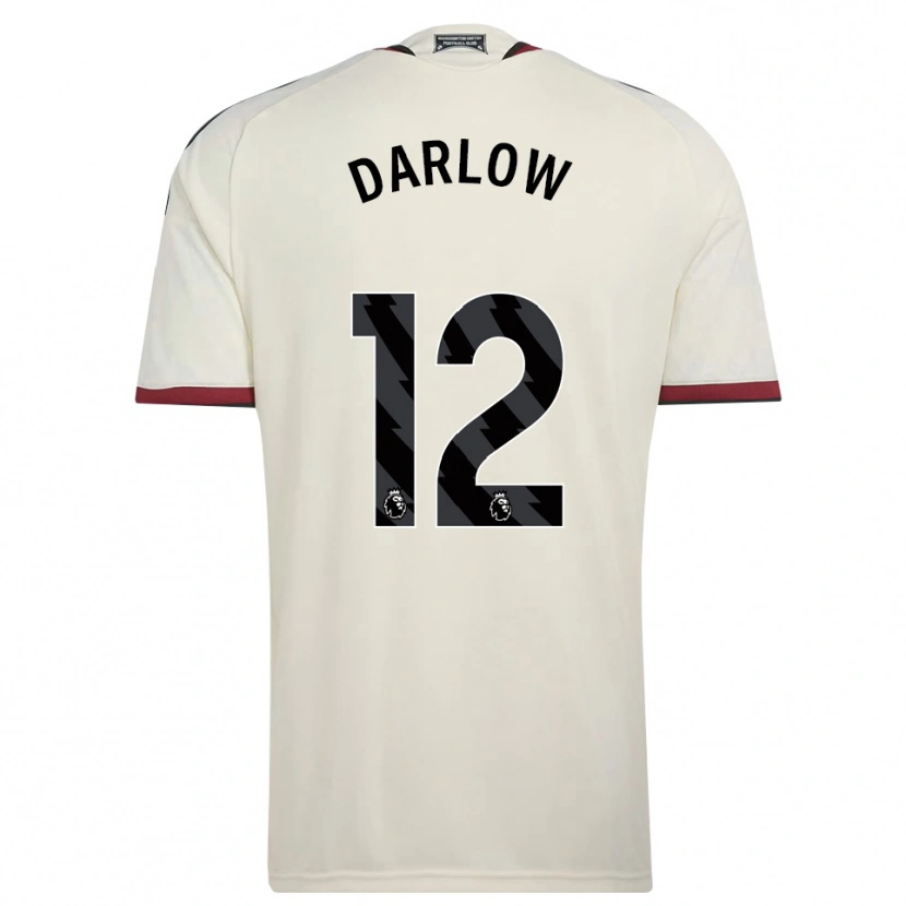 Danxenレディースカール・ダーロウ#12ベージュ ブラック レッドサードユニフォームシャツ2026/27ジャージーユニフォーム