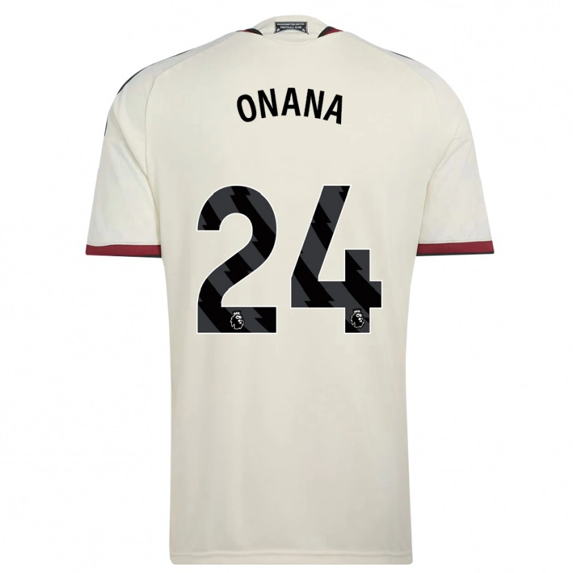 Danxenレディースアンドレ・オナナ#24ベージュ ブラック レッドサードユニフォームシャツ2026/27ジャージーユニフォーム