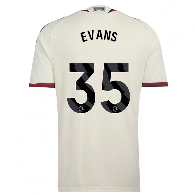 Danxenレディースジョニー・エヴァンズ#35ベージュ ブラック レッドサードユニフォームシャツ2026/27ジャージーユニフォーム