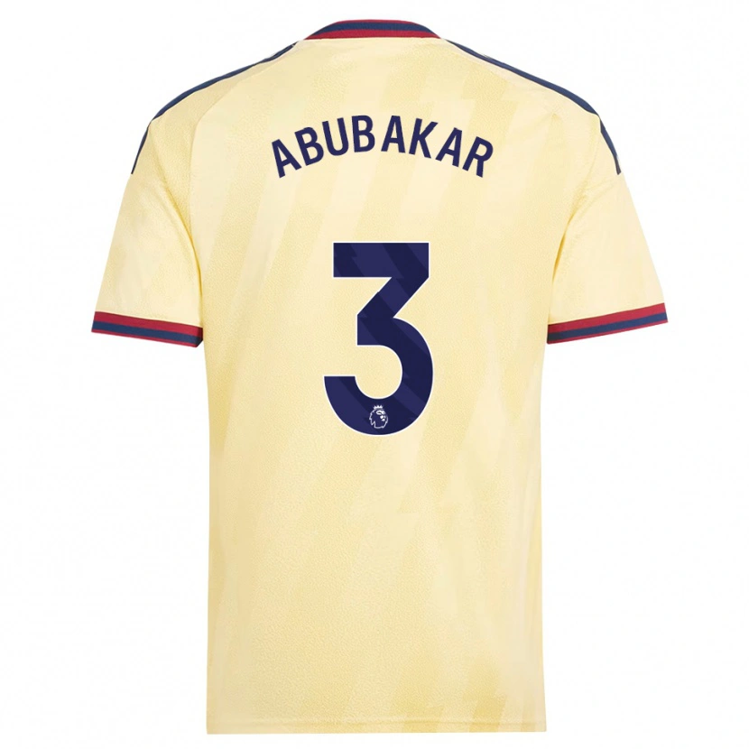 DanxenレディースHakeem Abubakar#3ライトイエロー ミッドナイトブルーサードユニフォームシャツ2026/27ジャージーユニフォーム