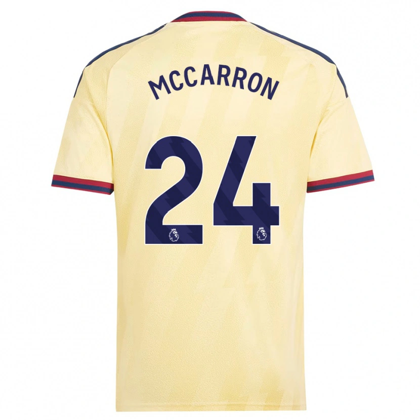 DanxenレディースDaniel Mccarron#24ライトイエロー ミッドナイトブルーサードユニフォームシャツ2026/27ジャージーユニフォーム