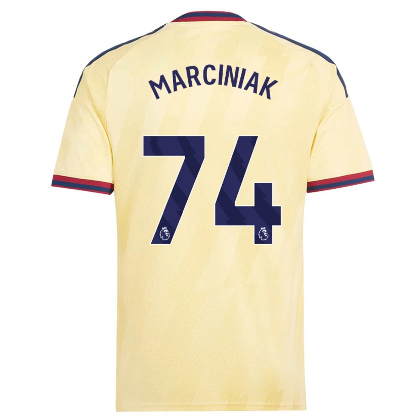 DanxenレディースAlex Marciniak#74ライトイエロー ミッドナイトブルーサードユニフォームシャツ2026/27ジャージーユニフォーム
