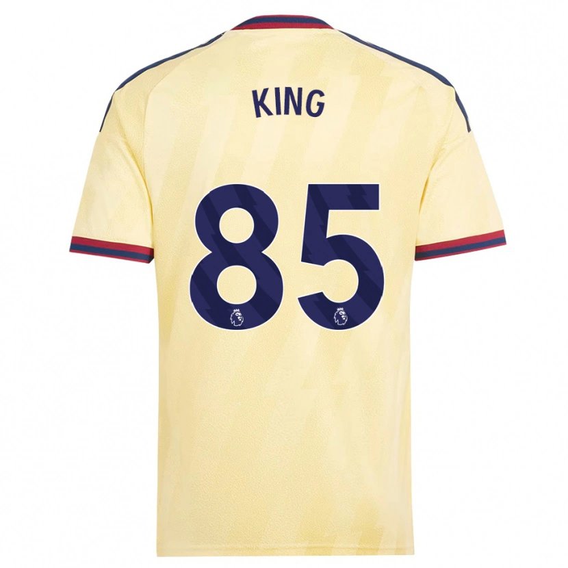 DanxenレディースJosiah King#85ライトイエロー ミッドナイトブルーサードユニフォームシャツ2026/27ジャージーユニフォーム