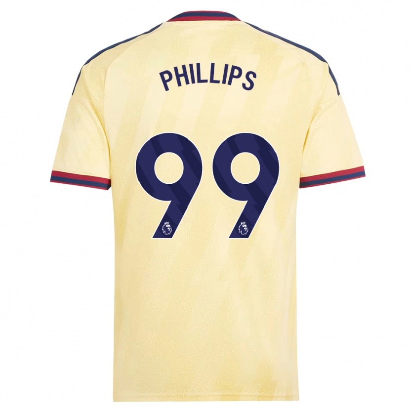 DanxenレディースCharlie Phillips#99ライトイエロー ミッドナイトブルーサードユニフォームシャツ2026/27ジャージーユニフォーム