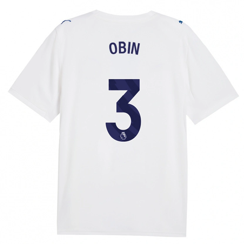 DanxenレディースYohann Obin#3ネイビー ホワイトサードユニフォームシャツ2026/27ジャージーユニフォーム