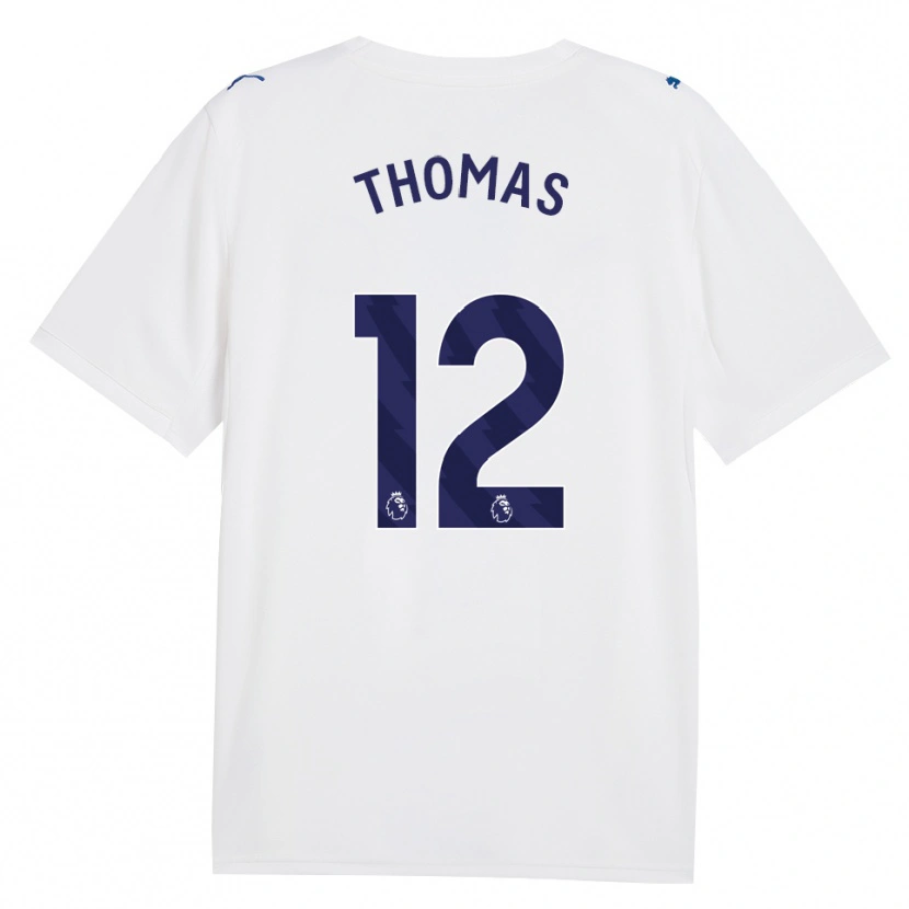 DanxenレディースRhys Thomas#12ネイビー ホワイトサードユニフォームシャツ2026/27ジャージーユニフォーム