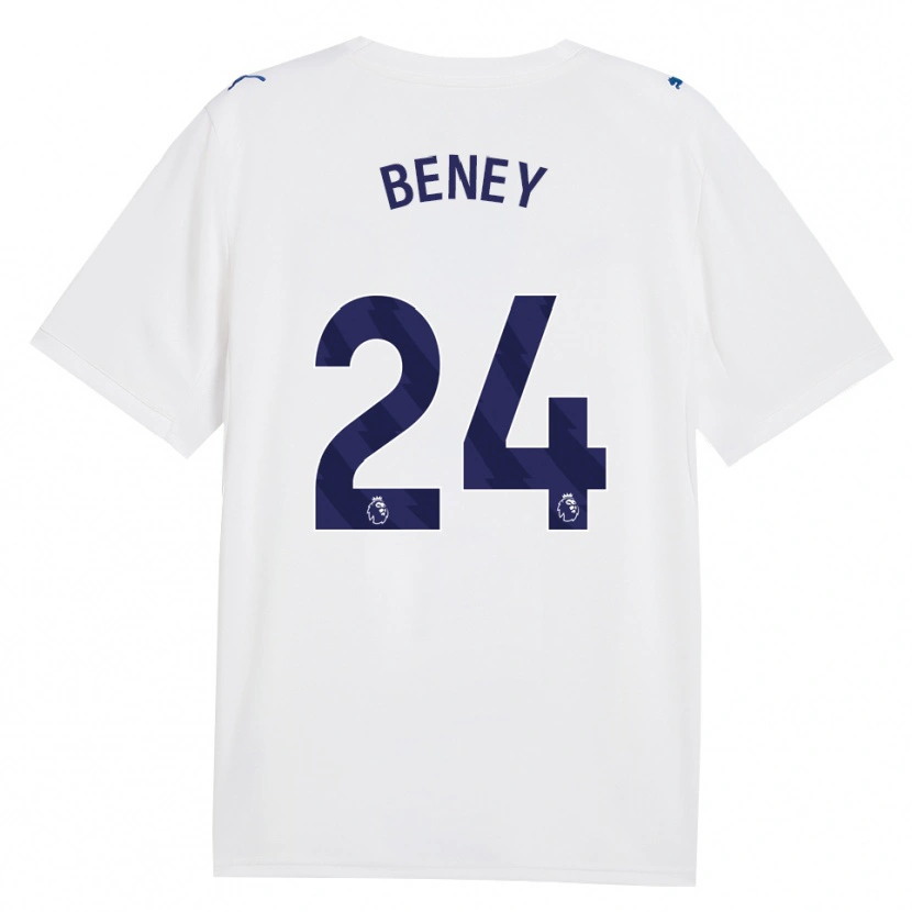 DanxenレディースIman Beney#24ネイビー ホワイトサードユニフォームシャツ2026/27ジャージーユニフォーム