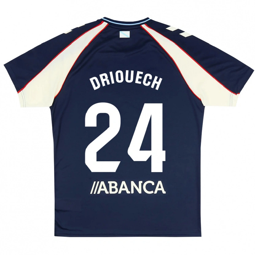 Danxenキッズコーヘイブ・ドリウィシ#24ロイヤルブルー 赤 白アウェイシャツ2026/27ジャージーユニフォーム