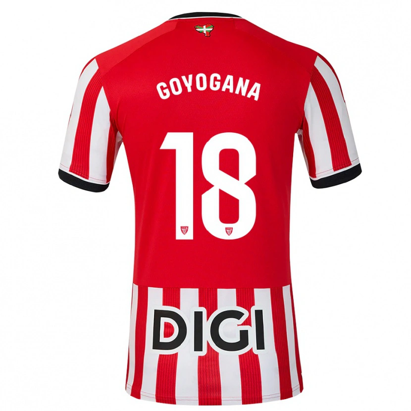 DanxenキッズUnax Goyogana#18赤 黒 白ホームシャツ2026/27ジャージーユニフォーム