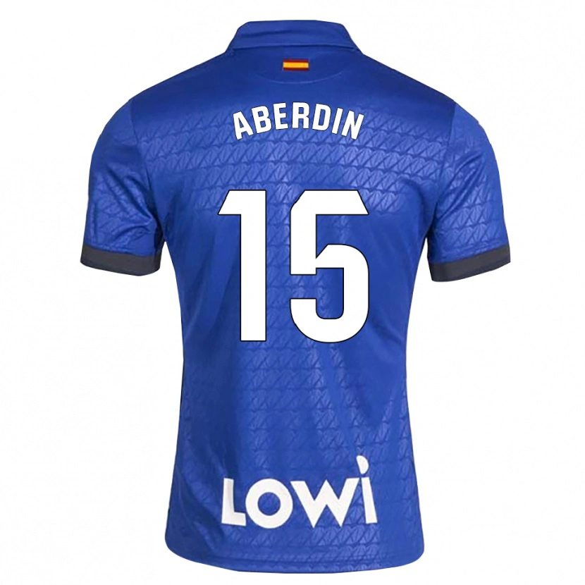 DanxenキッズNabil Aberdin#15青白黒ホームシャツ2026/27ジャージーユニフォーム