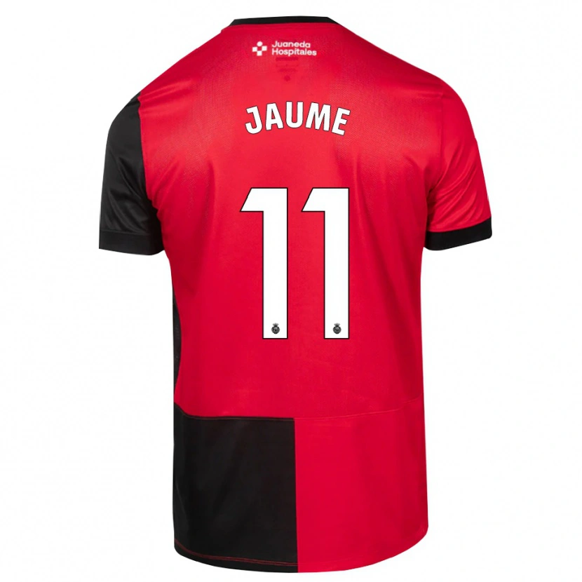 DanxenキッズMiquel Jaume#11黒赤白ホームシャツ2026/27ジャージーユニフォーム