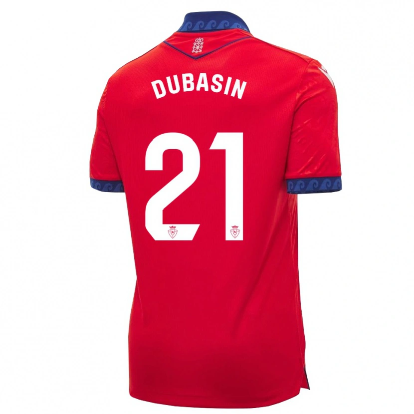 DanxenキッズJonathan Dubasin#21赤 ネイビーブルー 白ホームシャツ2026/27ジャージーユニフォーム