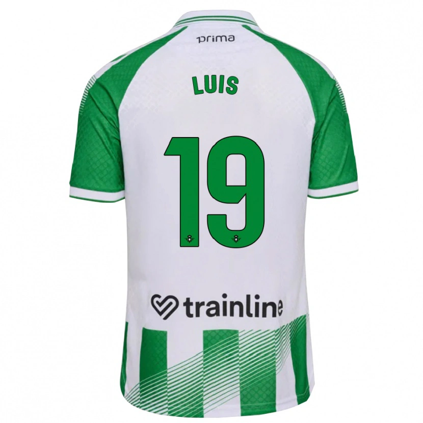 DanxenキッズJorge Luis#19ライトグリーン 黒 白ホームシャツ2026/27ジャージーユニフォーム