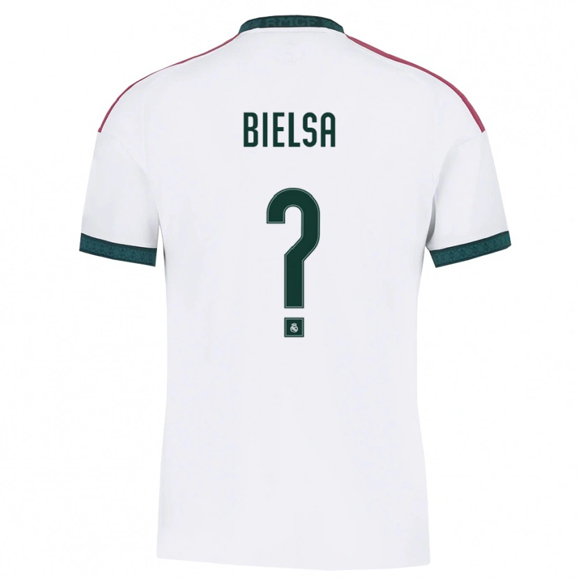DanxenキッズAdrián Bielsa#0ダークグリーン 白 赤ホームシャツ2026/27ジャージーユニフォーム