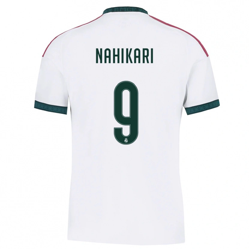 Danxenキッズナヒカリ・ガルシア#9ダークグリーン 白 赤ホームシャツ2026/27ジャージーユニフォーム