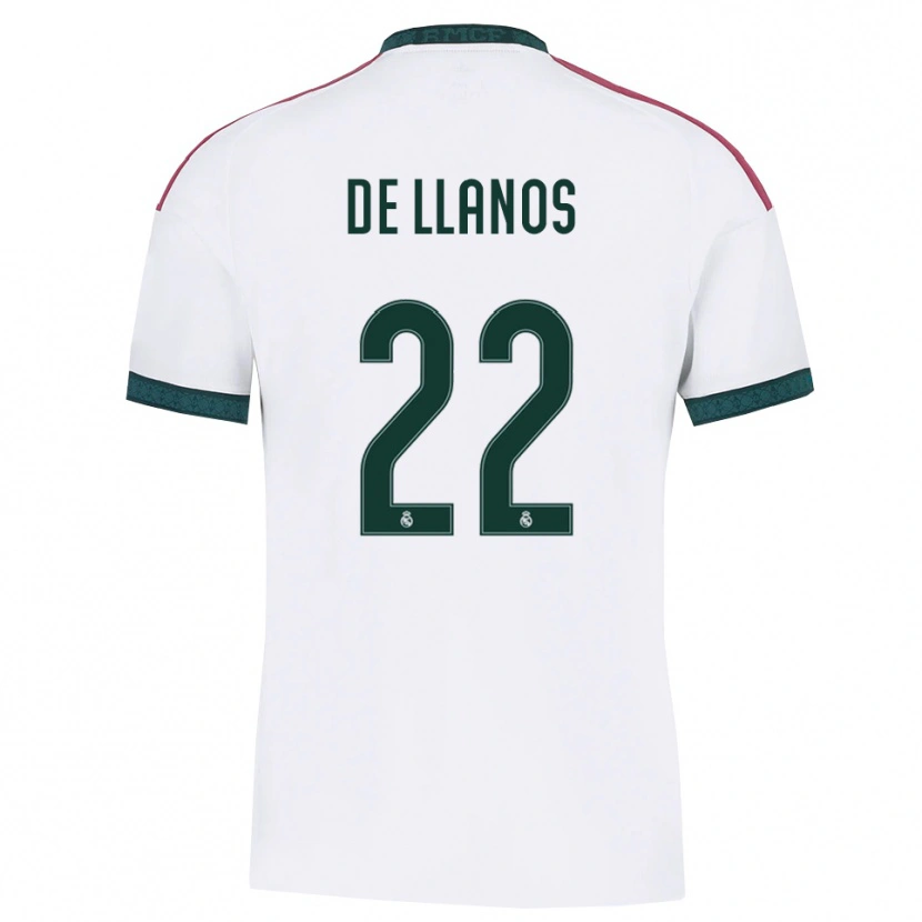 Danxenキッズヒューゴ・デ・リャノス#22ダークグリーン 白 赤ホームシャツ2026/27ジャージーユニフォーム