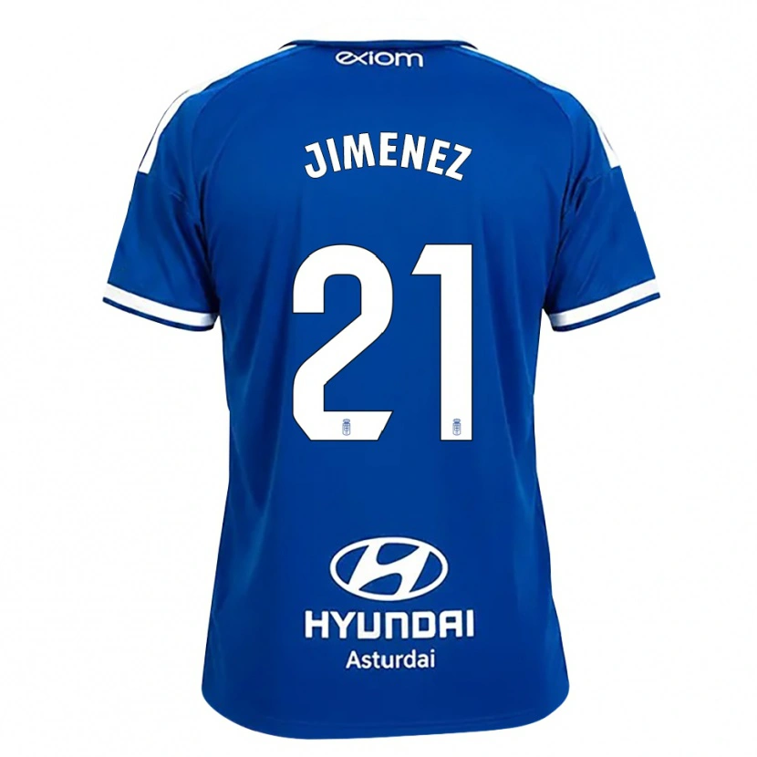 Danxenキッズダビド・ヒメネス#21ミディアムブルー 白ホームシャツ2026/27ジャージーユニフォーム