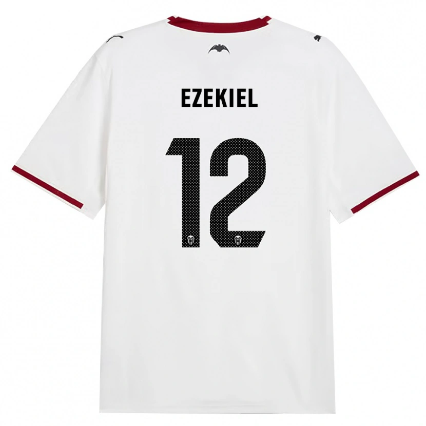 Danxenキッズモトゥンラヨ・ビクトリア・エゼキエル#12黒白赤黄ホームシャツ2026/27ジャージーユニフォーム