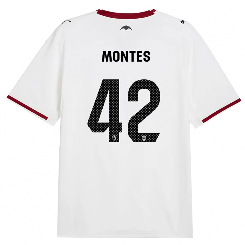 Danxenキッズジャン・モンテス・マルトス#42黒白赤黄ホームシャツ2026/27ジャージーユニフォーム