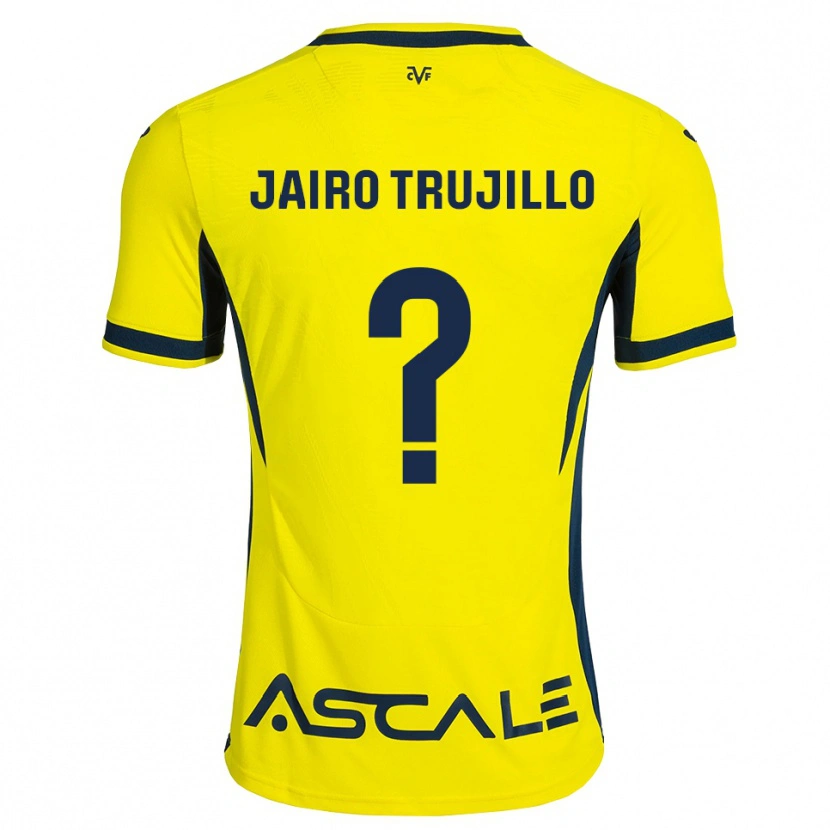 DanxenキッズJairo Trujillo#0黄 赤ホームシャツ2026/27ジャージーユニフォーム