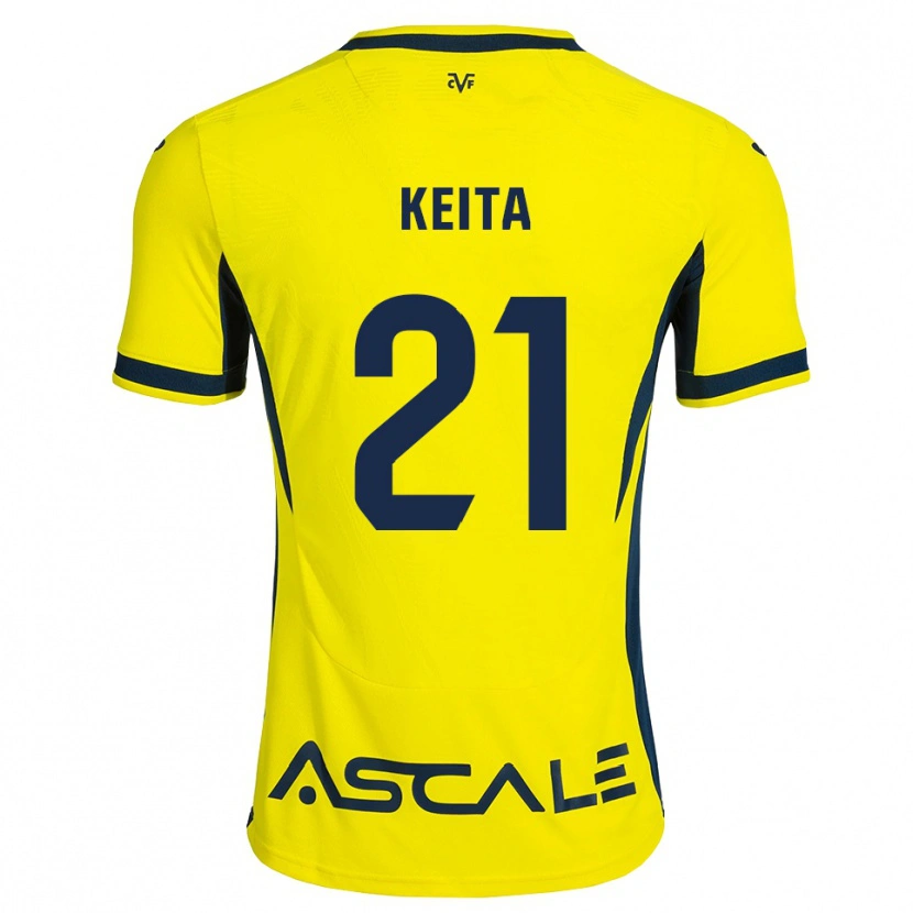 DanxenキッズManfa Keita#21黄 赤ホームシャツ2026/27ジャージーユニフォーム