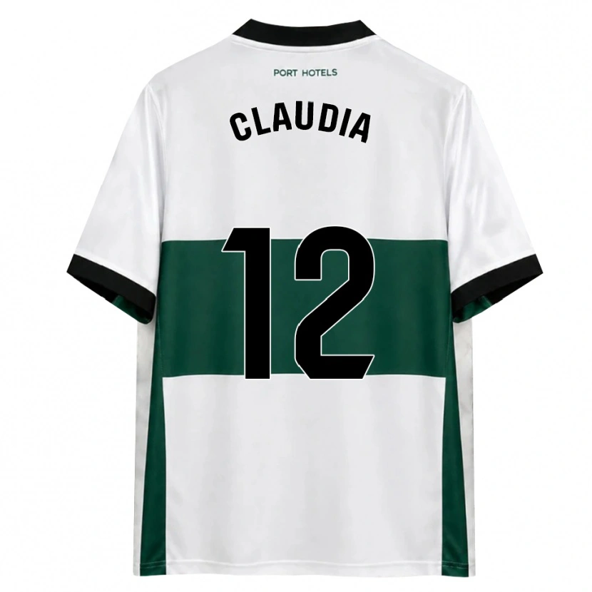 DanxenキッズClaudia Rabasco Campello#12緑 白 赤ホームシャツ2026/27ジャージーユニフォーム