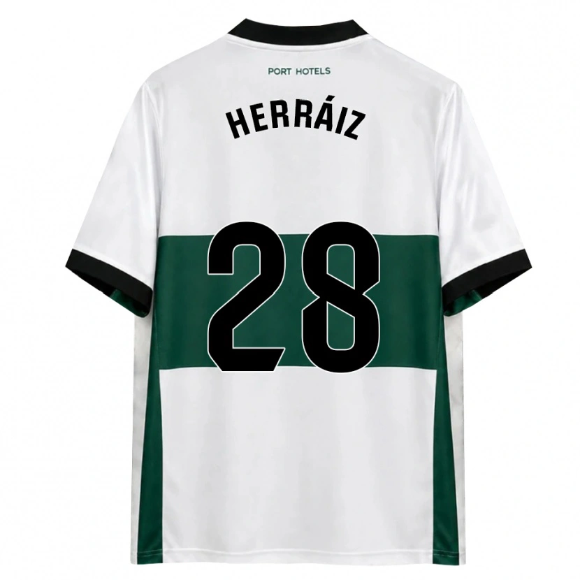 DanxenキッズAlex Herráiz#28緑 白 赤ホームシャツ2026/27ジャージーユニフォーム