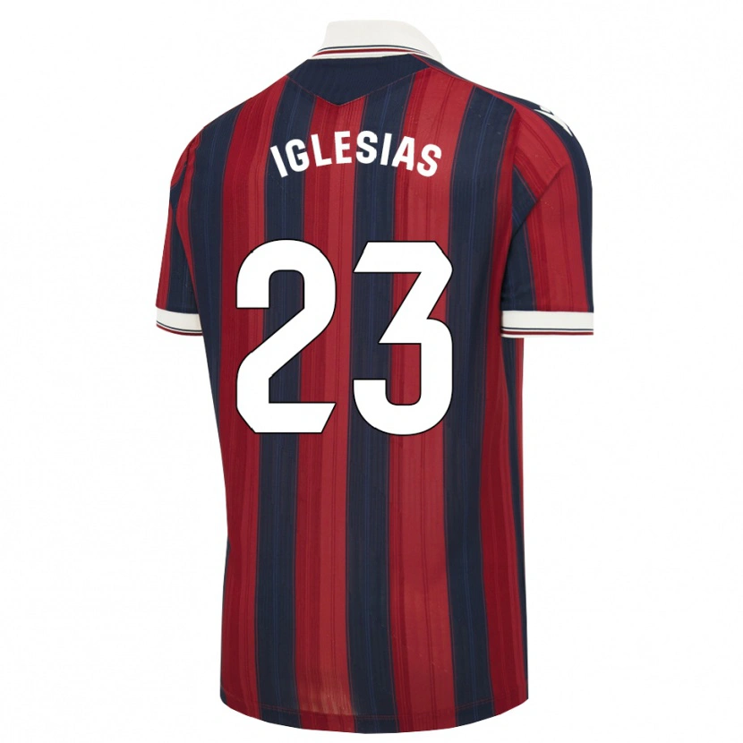 DanxenキッズDylan Iglesias#23ミッドナイトブルー 赤ホームシャツ2026/27ジャージーユニフォーム