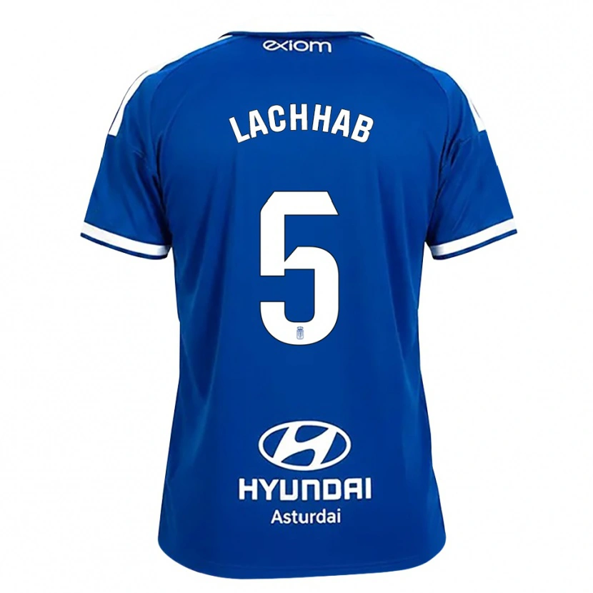 DanxenキッズYouness Lachhab#5ミディアムブルー 白ホームシャツ2026/27ジャージーユニフォーム