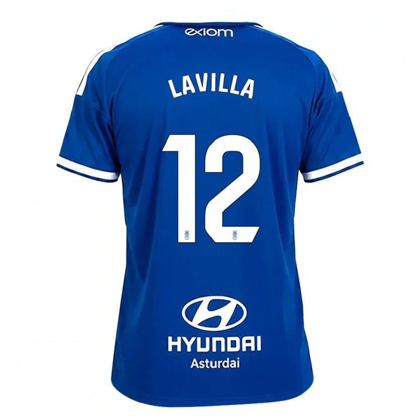 DanxenキッズMartín Lavilla#12ミディアムブルー 白ホームシャツ2026/27ジャージーユニフォーム