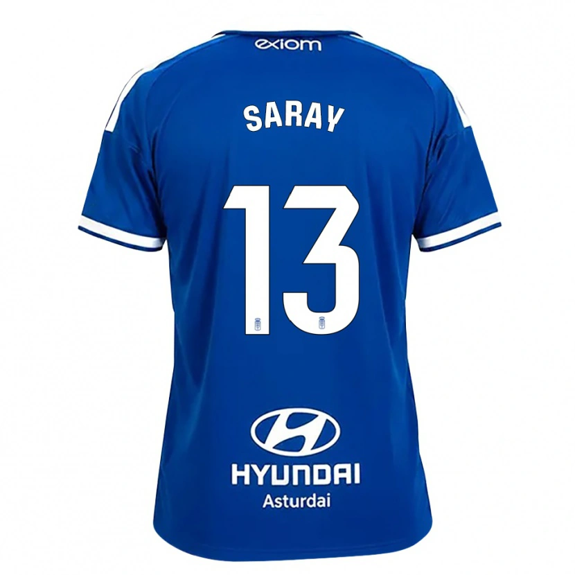 DanxenキッズSaray Vázquez Alonso#13ミディアムブルー 白ホームシャツ2026/27ジャージーユニフォーム