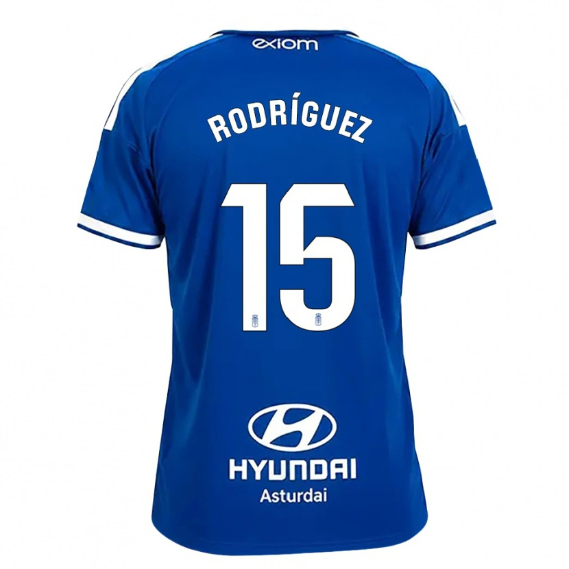 DanxenキッズSamu Rodríguez#15ミディアムブルー 白ホームシャツ2026/27ジャージーユニフォーム