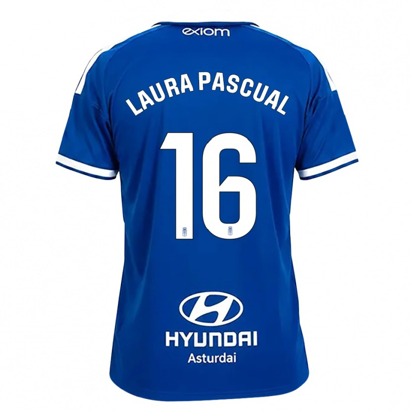 DanxenキッズLaura Pascual#16ミディアムブルー 白ホームシャツ2026/27ジャージーユニフォーム