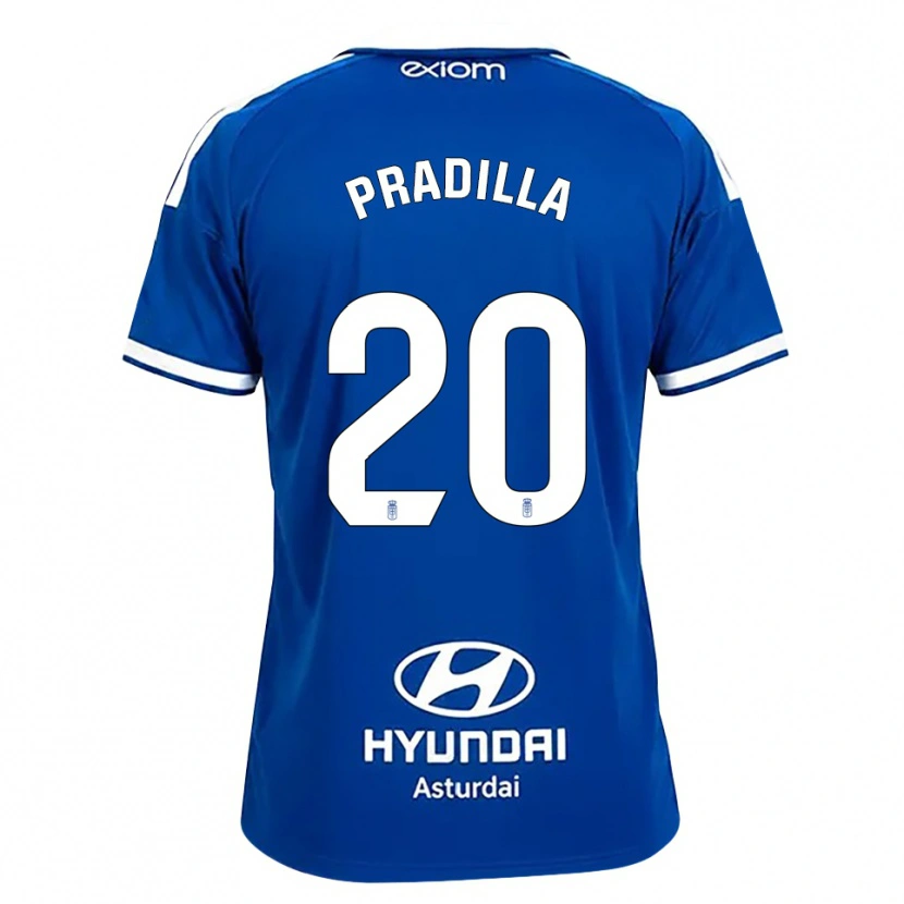 DanxenキッズElena Pradilla Aranda#20ミディアムブルー 白ホームシャツ2026/27ジャージーユニフォーム