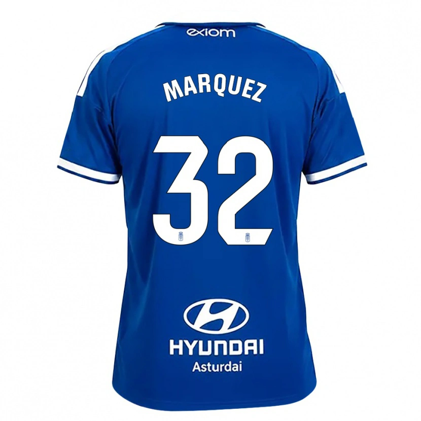 DanxenキッズGerard Marquez#32ミディアムブルー 白ホームシャツ2026/27ジャージーユニフォーム