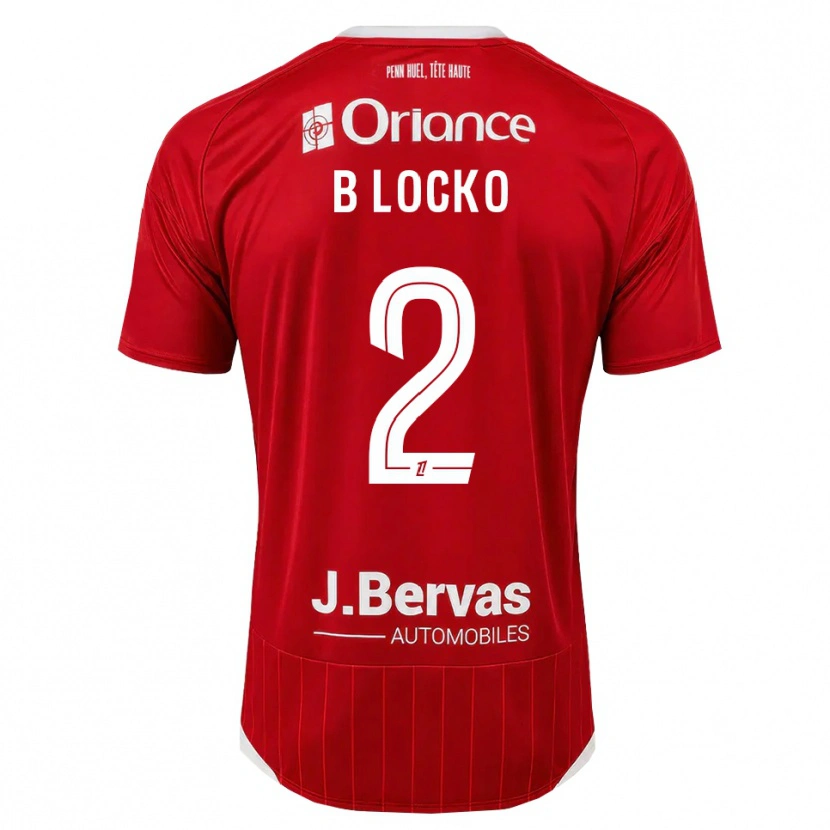 Danxenキッズブラッドリー・ロッコ#2白 赤ホームシャツ2026/27ジャージーユニフォーム
