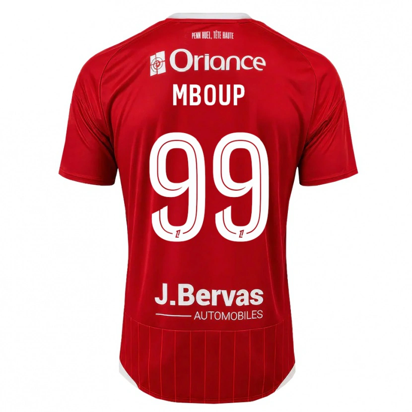 DanxenキッズPathé Mboup#99白 赤ホームシャツ2026/27ジャージーユニフォーム
