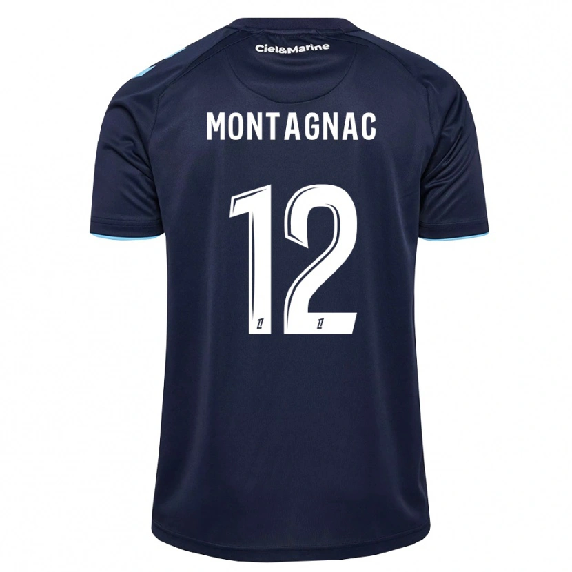 DanxenキッズAlexandre Montagnac#12コーンフラワーブルー ミッドナイトブルーホームシャツ2026/27ジャージーユニフォーム