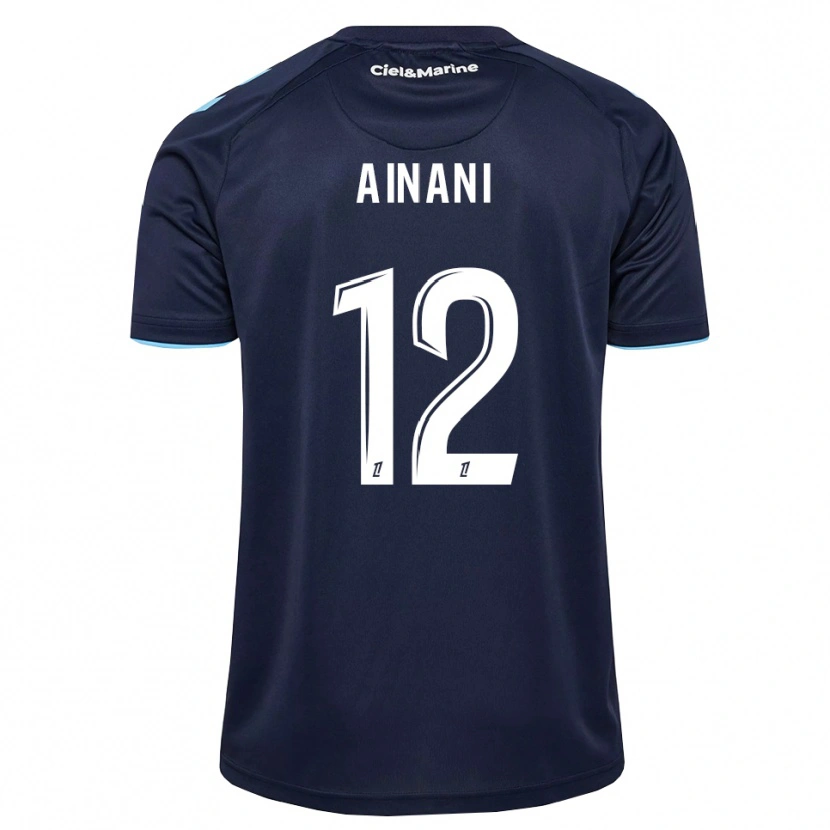 DanxenキッズSufyan Ainani#12コーンフラワーブルー ミッドナイトブルーホームシャツ2026/27ジャージーユニフォーム