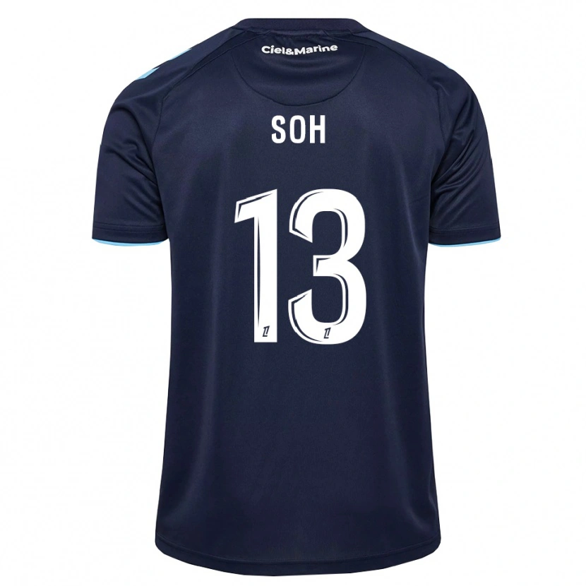 DanxenキッズYanis Soh#13コーンフラワーブルー ミッドナイトブルーホームシャツ2026/27ジャージーユニフォーム