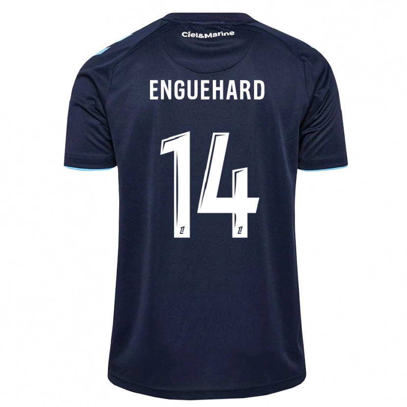 DanxenキッズRomane Enguehard#14コーンフラワーブルー ミッドナイトブルーホームシャツ2026/27ジャージーユニフォーム