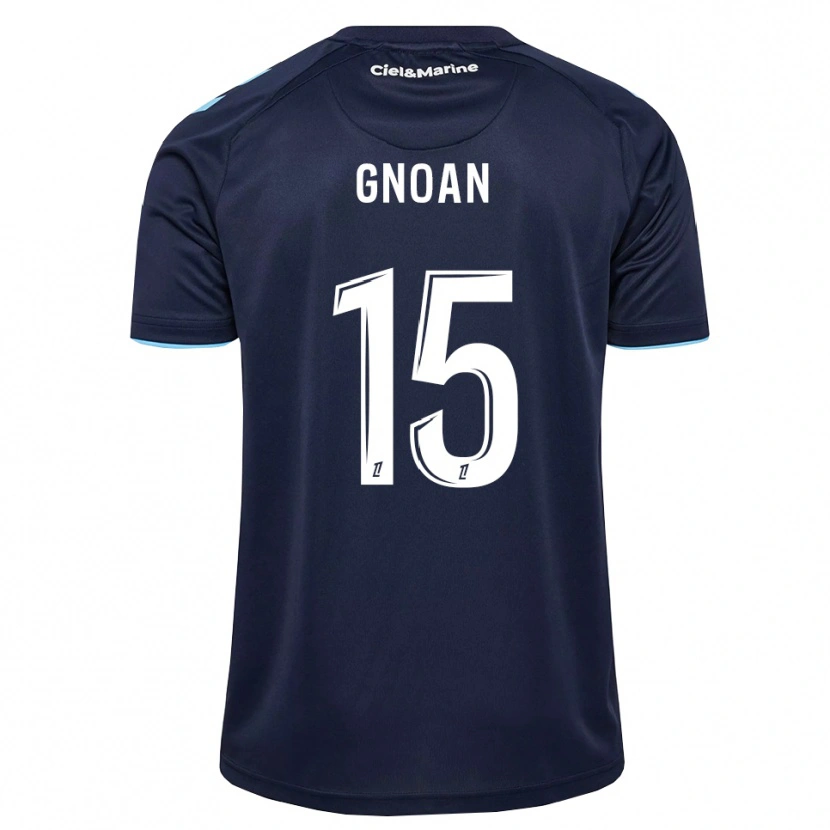 DanxenキッズEbroni Gnoan#15コーンフラワーブルー ミッドナイトブルーホームシャツ2026/27ジャージーユニフォーム